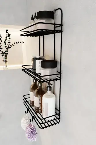 Lifetime Rustproof Adhesive Flat Bathroom Organizer - 3