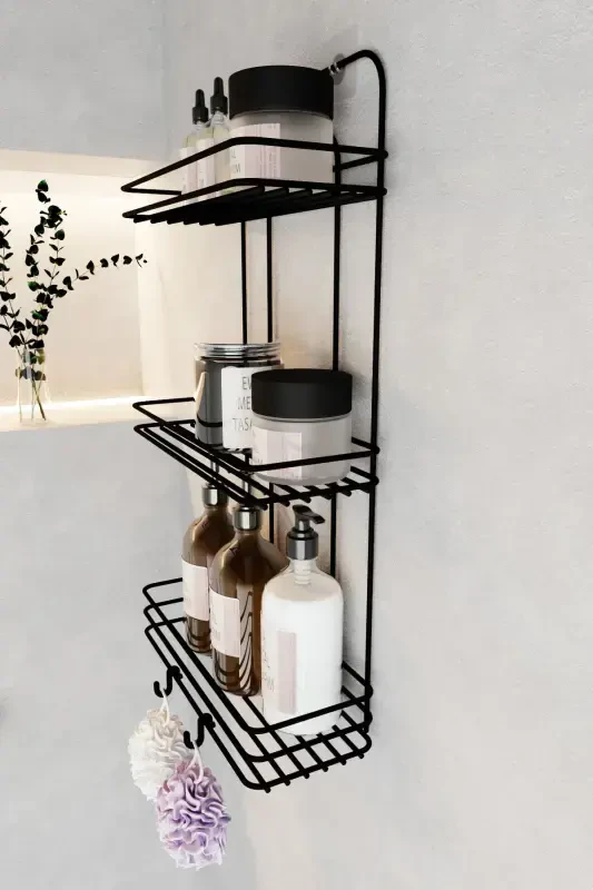 Lifetime Rustproof Adhesive Flat Bathroom Organizer - 3