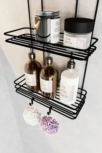 Lifetime Rustproof Adhesive Flat Bathroom Organizer - 4