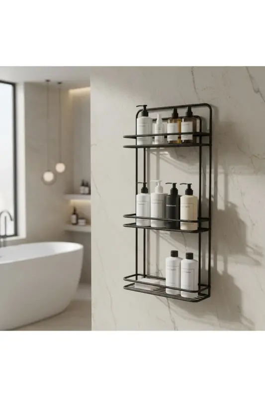 Lifetime Rustproof Adhesive Flat Bathroom Organizer - 3