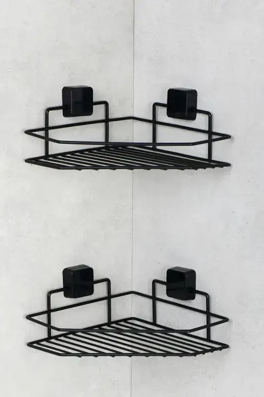 Lifetime Stainless Steel Adhesive Bathroom Shelf, Bathroom Organizer, Shampoo Rack - HAGEN