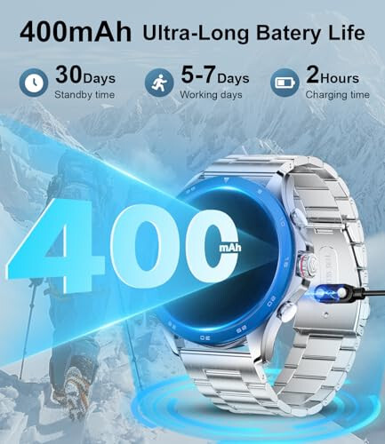 LIGE Erkaklar uchun Aqlli Soatlar, 1.32“ Bluetooth Qo'ng'iroqlari/Xabarlarni Yuborish Xususiyatiga Ega Aqlli Soat, 20 Sport Rejimlari Qon Bosimi/Yurak Urishi Kuzatuvchisi IP67 Su o'tkazmaydigan Ko'k Erkaklar Aqlli Soati Android iOS Telefonlar uchun - 6