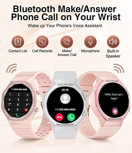 LIGE Smart Watches for Women (Dials & Answer), 1.32