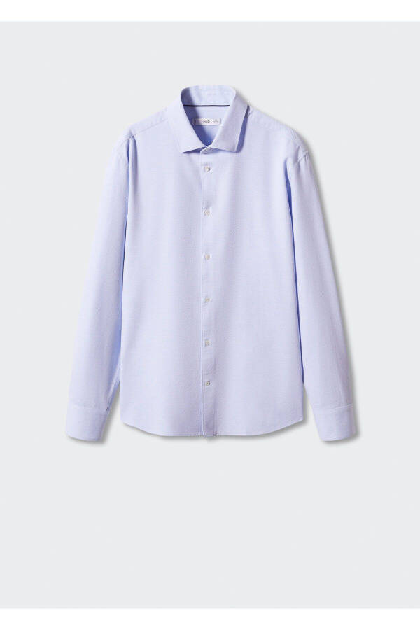 Light Blue Men's Shirt 57904009 - 5