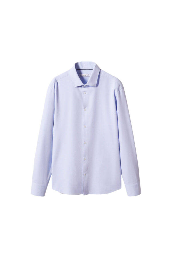 Light Blue Men's Shirt 57904009 - 6