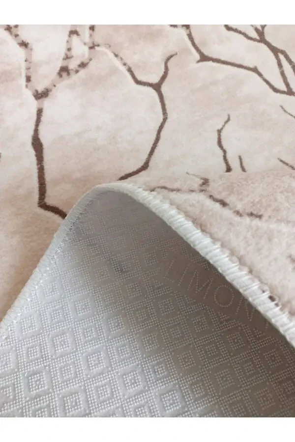 Light Brown Washable Anti-slip Base Four Season Living Room, Bathroom, Balcony, Youth Room Cut Runner - 6