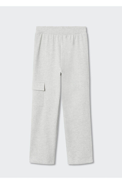 Light Grey Pants for Girls - 3