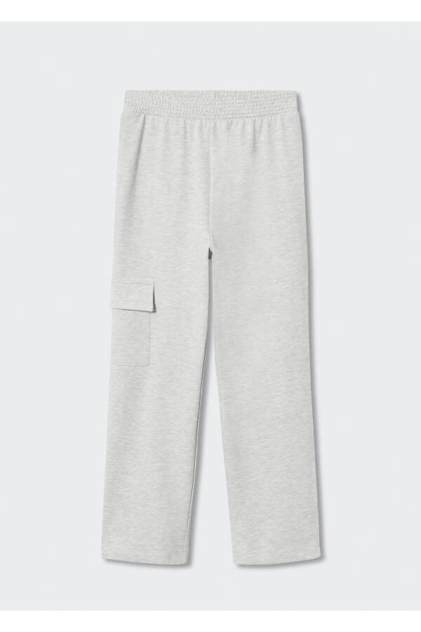 Light Grey Pants for Girls - 3