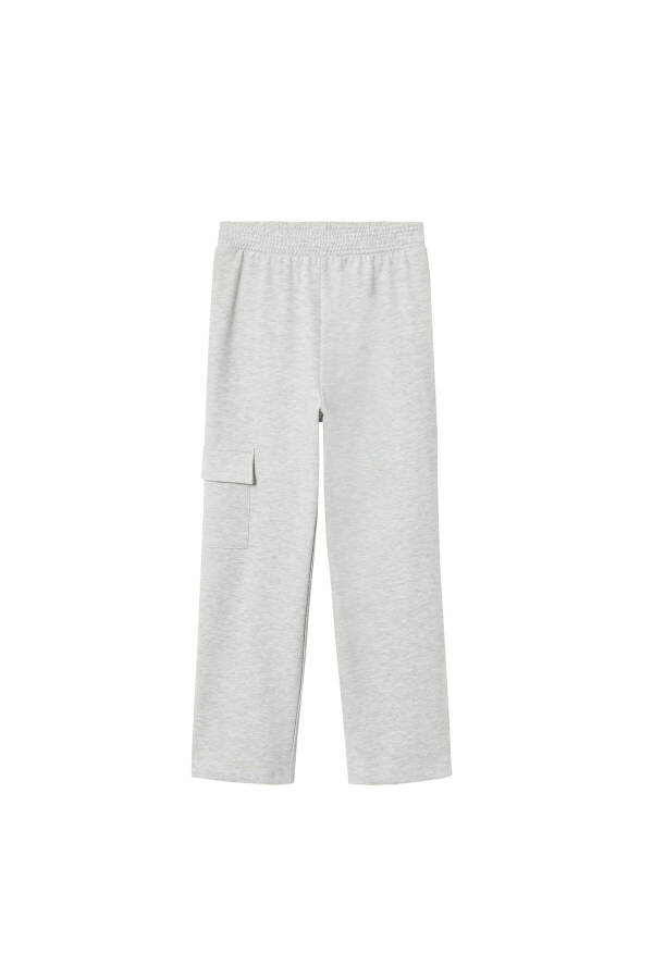 Light Grey Pants for Girls - 4
