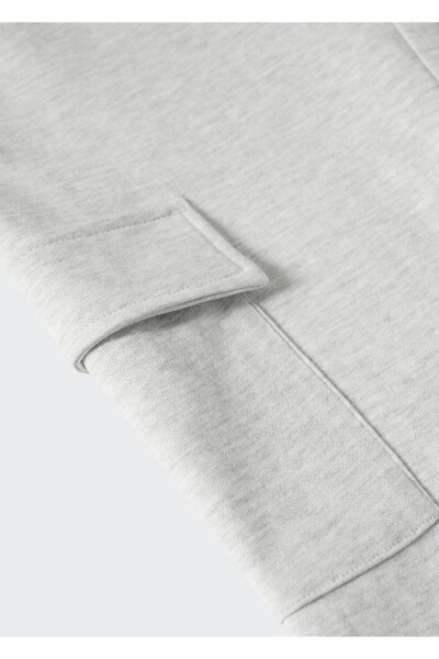 Light Grey Pants for Girls - 8
