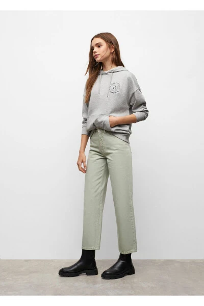 Light Grey Sweatshirt for Girls - MANGO KIDS
