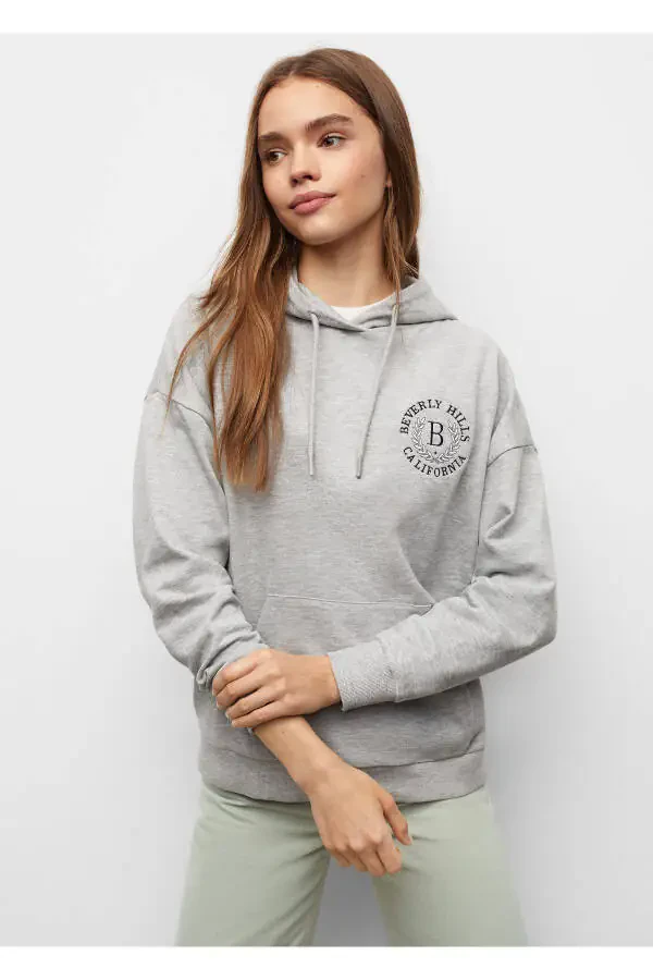 Light Grey Sweatshirt for Girls - 2