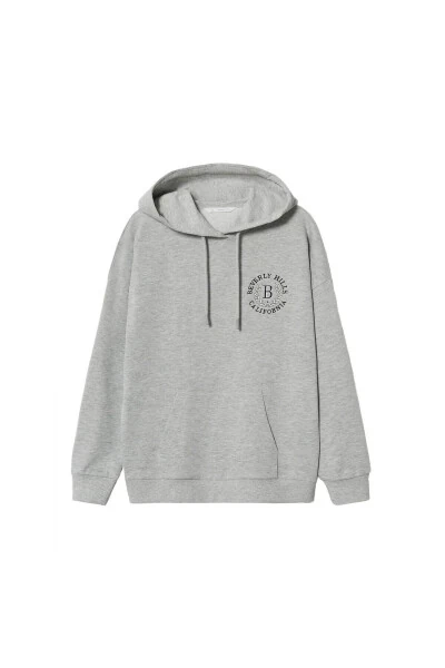 Light Grey Sweatshirt for Girls - 4