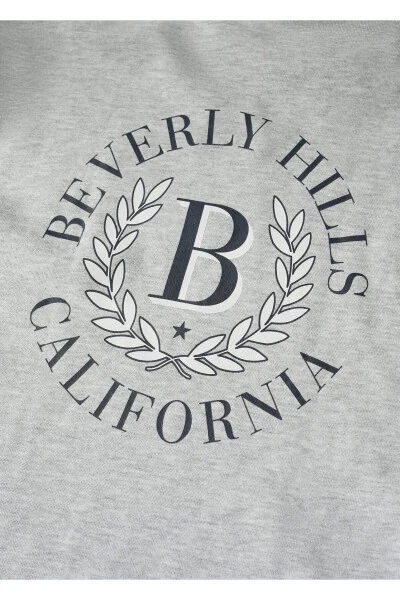 Light Grey Sweatshirt for Girls - 7