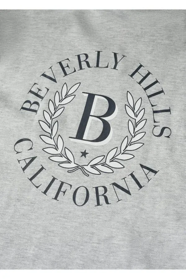 Light Grey Sweatshirt for Girls - 7