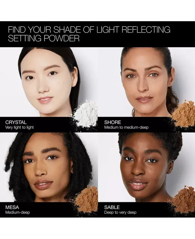 Light Reflecting Pressed Setting Powder, .35 oz - Crystal (Very light to light) - 6