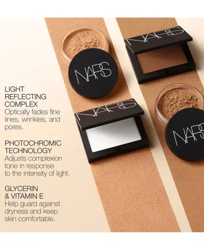 Light Reflecting Pressed Setting Powder, .35 oz - Sable (Deep to very deep) - 6