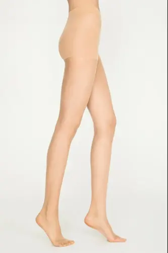 Light Skin Tone Sheer Shiny Fit 15 Lycra Tights 
