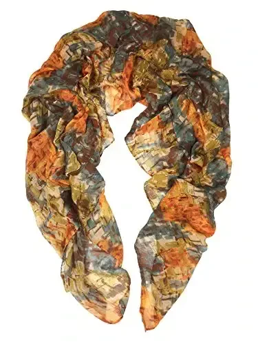 Lightweight scarf, beach towel, pareo, fashion shawl wrap for women. Perfect for spring and summer. - 4