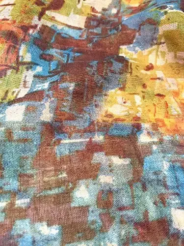 Lightweight scarf, beach towel, pareo, fashion shawl wrap for women. Perfect for spring and summer. - 5