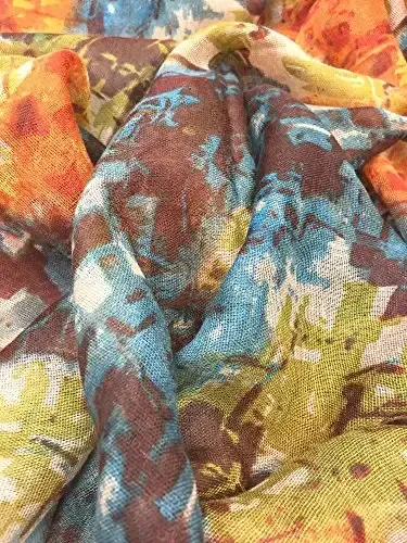 Lightweight scarf, beach towel, pareo, fashion shawl wrap for women. Perfect for spring and summer. - 6