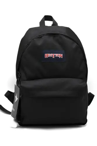 Lightweight Water-Resistant Black Unisex Backpack 360 - 3