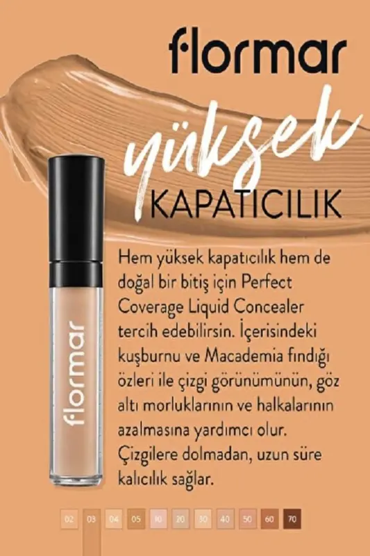 Likit Kapatıcı - Perfect Coverage Concealer - 003 Light Beige - 8690604044924-003 LIGHT BEIGE - 3