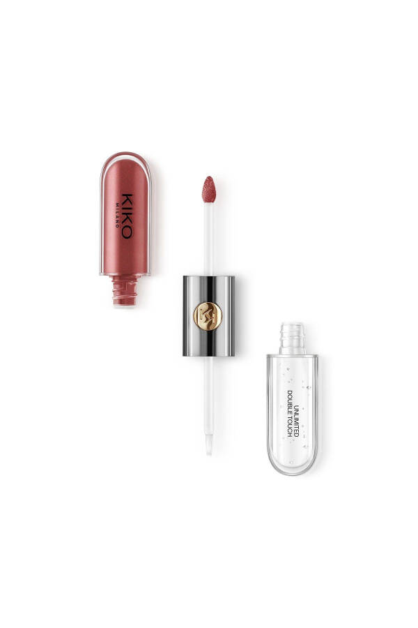Ruj - Unlımıted Double Touch - 108 Satin Currant Red - Uzun Süre Kalıcı Parlak / Mat Likit Lipstick-108 Satin Currant Red - 1