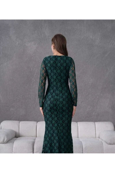 Likrali Dantelli Kechki Libos - 7