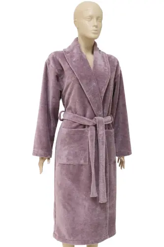 Lila Ayollar/Erkaklar Uniseks Shalyaka Xalat Bir Qismli-lila - 3