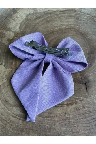 LİLA FİYONK TOKA / KURDELE TOKA / YAZ TOKASI-Lila - 4