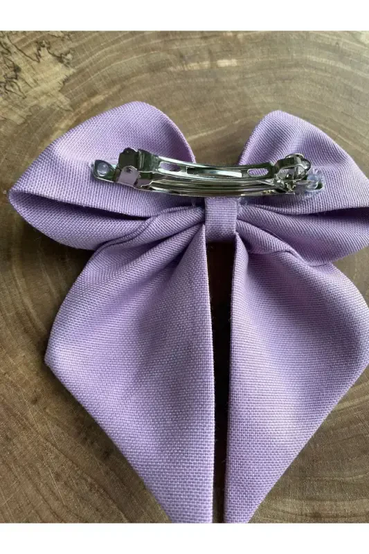 LİLA FİYONK TOKA / KURDELE TOKA / YAZ TOKASI-Lila - 5