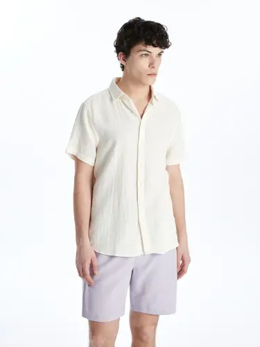 Lila Kısa Boy Basic Erkek Deniz Şortu-Lila - LC WAIKIKI (1)