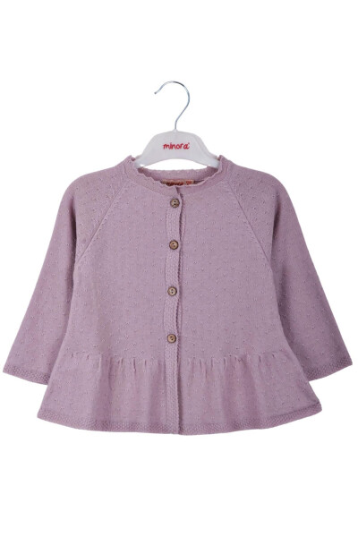 Lila knitted cardigan with pleats 