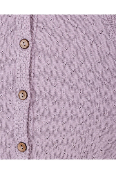 Lila knitted cardigan with pleats - 2