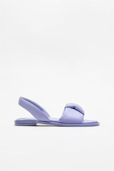 Lila Leather Women's Flat Sandals 