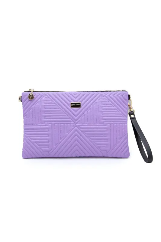 Lila - Lila SP1034 Kadın Portföy & Clutch-154 LİLA - 2