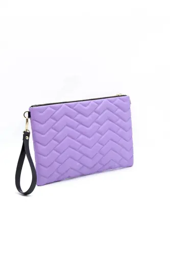 Lila - Lila SP1034 Kadın Portföy & Clutch-155 LİLA - 4