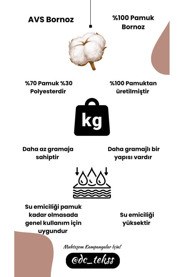 Lila rangli AVS bukley kapushonli model bornоz (S-M-L-XL-2XL-3XL-4XL) katta va battal beden - 6