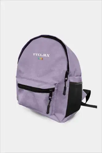 Lilac Colored Children Kindergarten Nursery Preschool Backpack-LILAC - 2