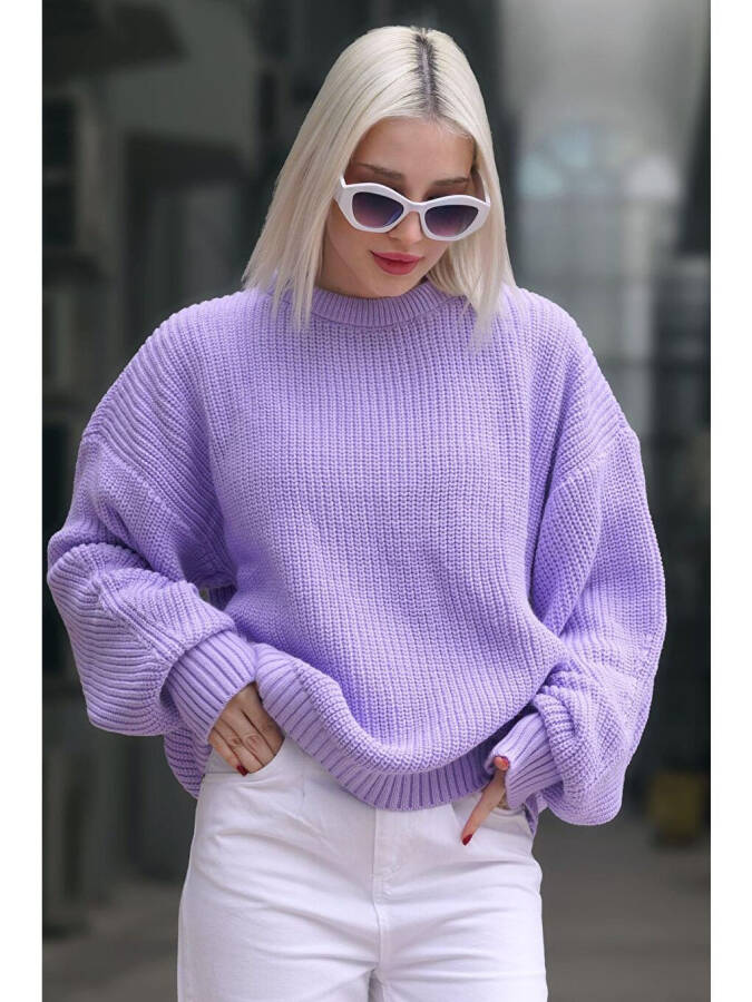 Lilac Sweater-Lilac - 1