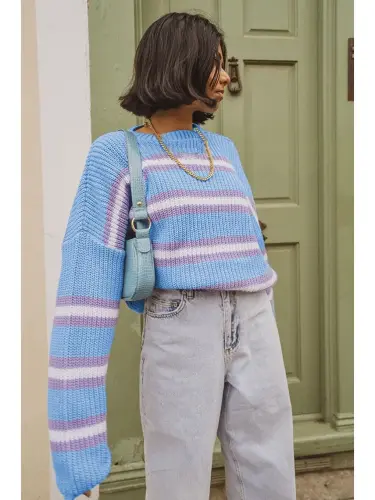 Lilac Sweater Mg1244-Lilac - LC WAIKIKI (1)