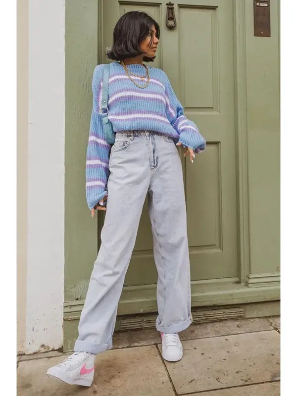 Lilac Sweater Mg1244-Lilac - 6