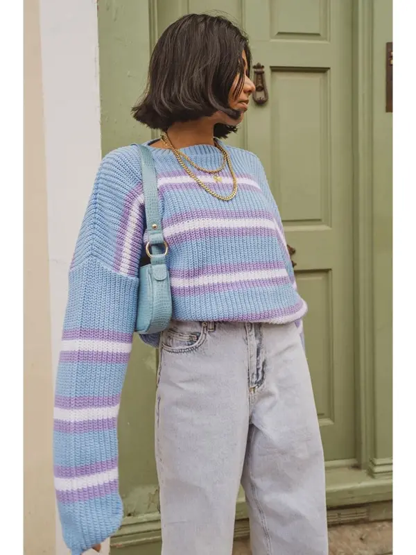 Lilac Sweater Mg1244-Lilac - 9