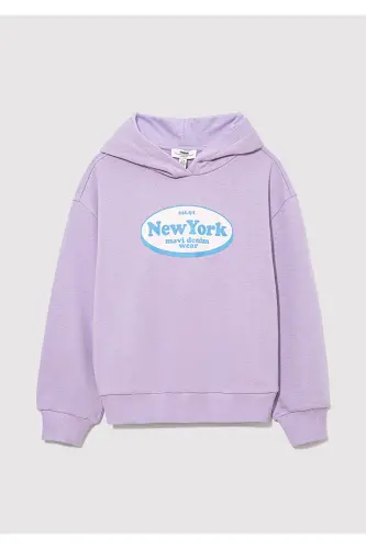 Lilac Sweatshirt 7S10063-70519 - MAVI (1)