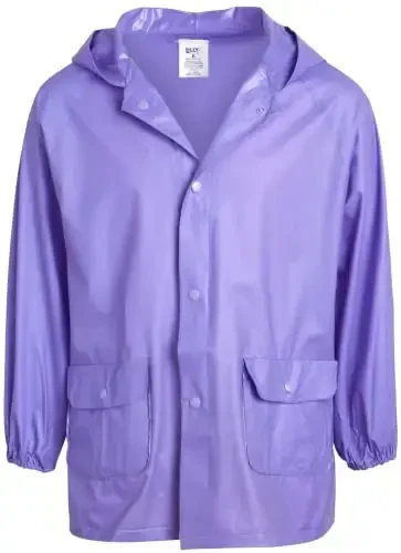 Lilly of New York Girls' Raincoat - Suv o'tkazmaydigan yomg'ir kurtkasi - Go'daklar, yosh bolalar, qizlar uchun kapüşonli yomg'ir paltosi (12M-6) - 1