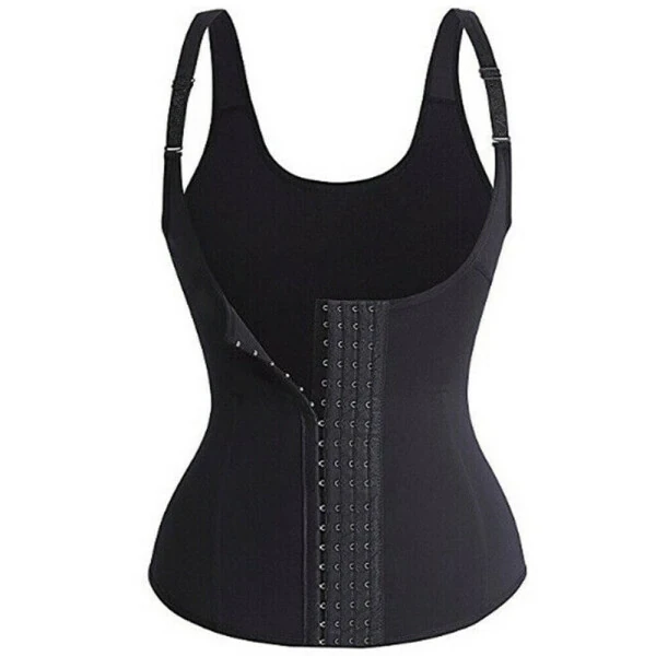 Lilvigor Waist Trainer Corset Vest for Weight Loss Sport Body Shaper Workout Underbust Cincher Steel Boned Tummy Tank- - JIEYANAN (1)
