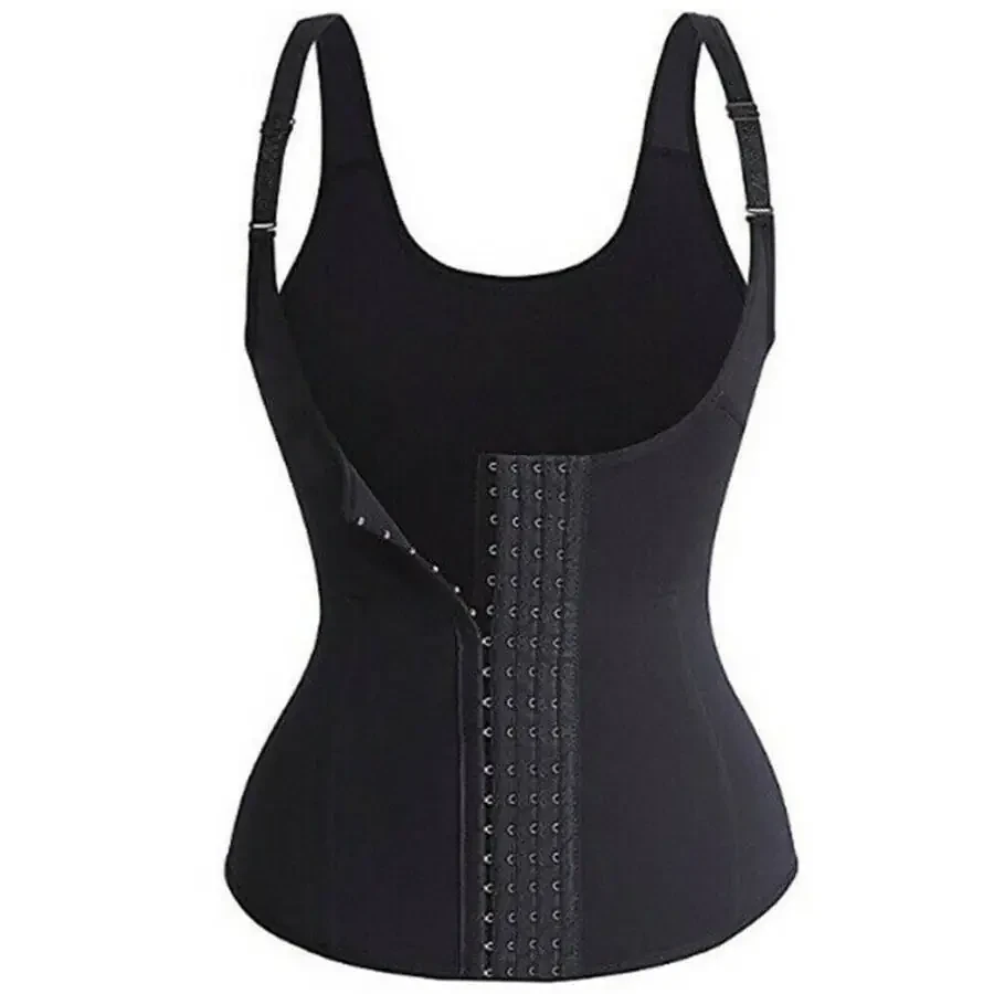 Lilvigor Waist Trainer Corset Vest for Weight Loss Sport Body Shaper Workout Underbust Cincher Steel Boned Tummy Tank - 2