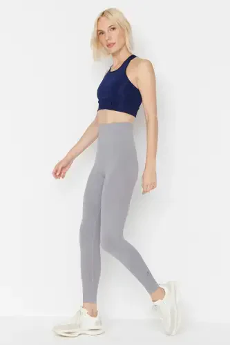 Lily - Grey High Waist Shaping Leggings - Grey - JERF (1)