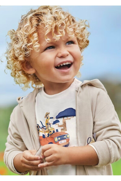 LİMİ Baby & Kids Interactive Cardigan Long Sleeve T-Shirt 2 Piece Set - 5